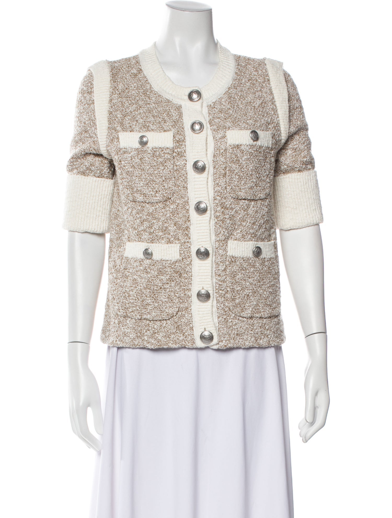 Veronica Beard Tweed Pattern Jacket