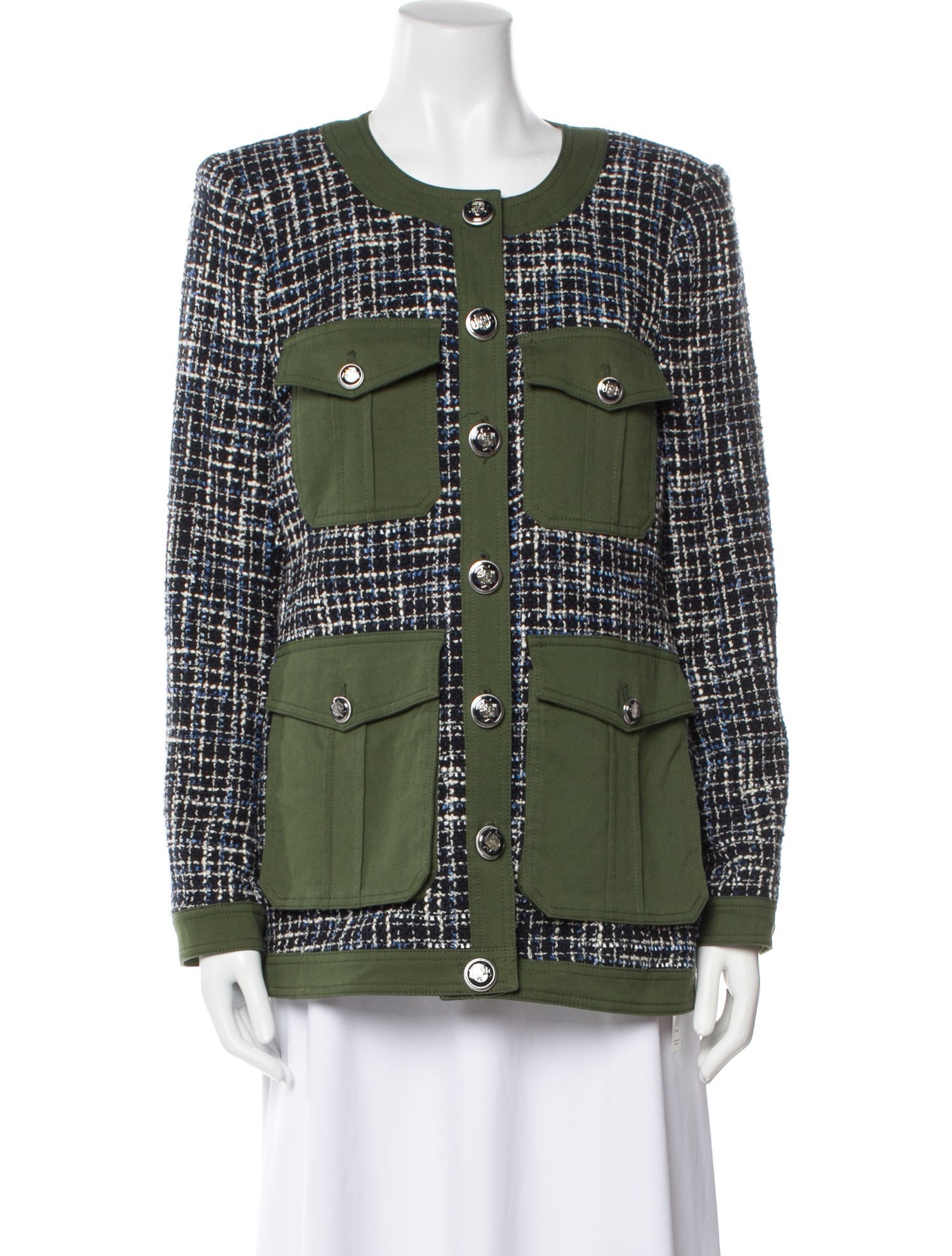 Veronica Beard Tweed Pattern Jacket
