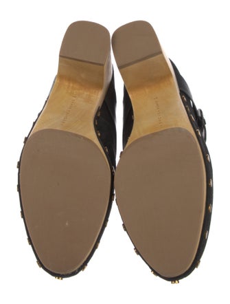 Veronica Beard Suede Studded Accents Mules