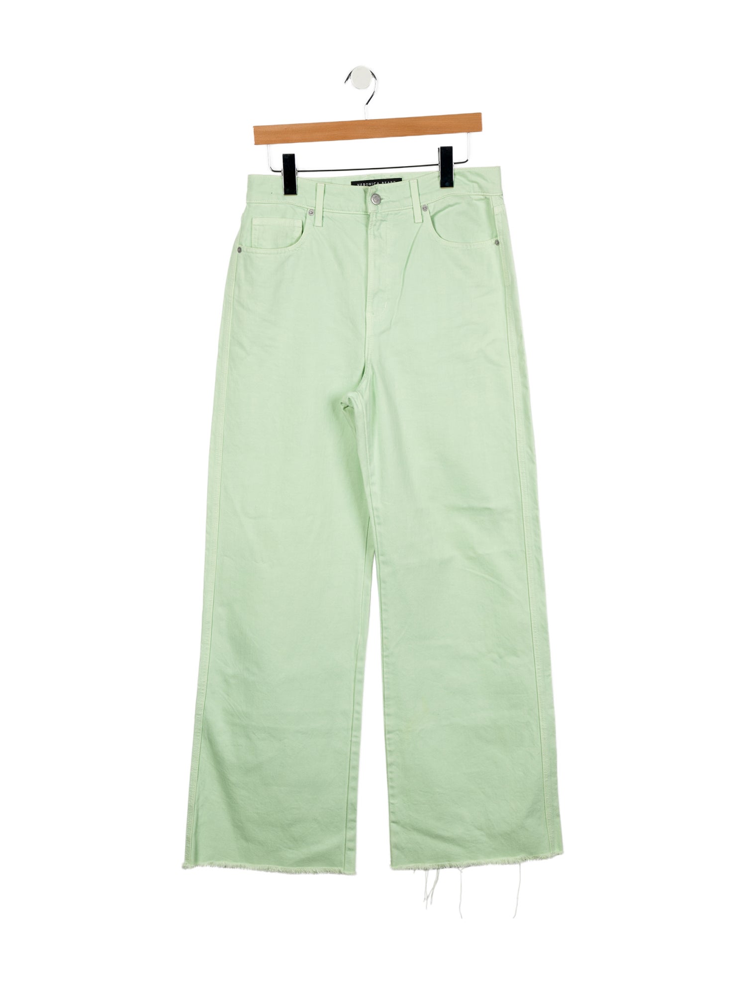 Veronica Beard High-Rise Wide Leg Jeans