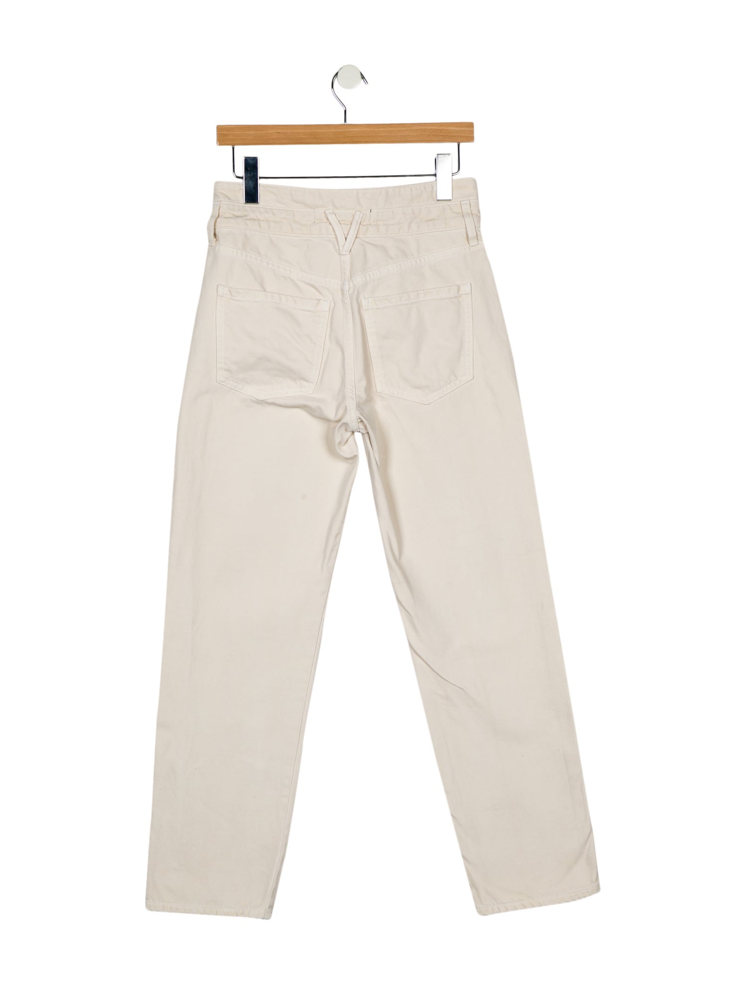 Veronica Beard High-Rise Straight Leg Jeans