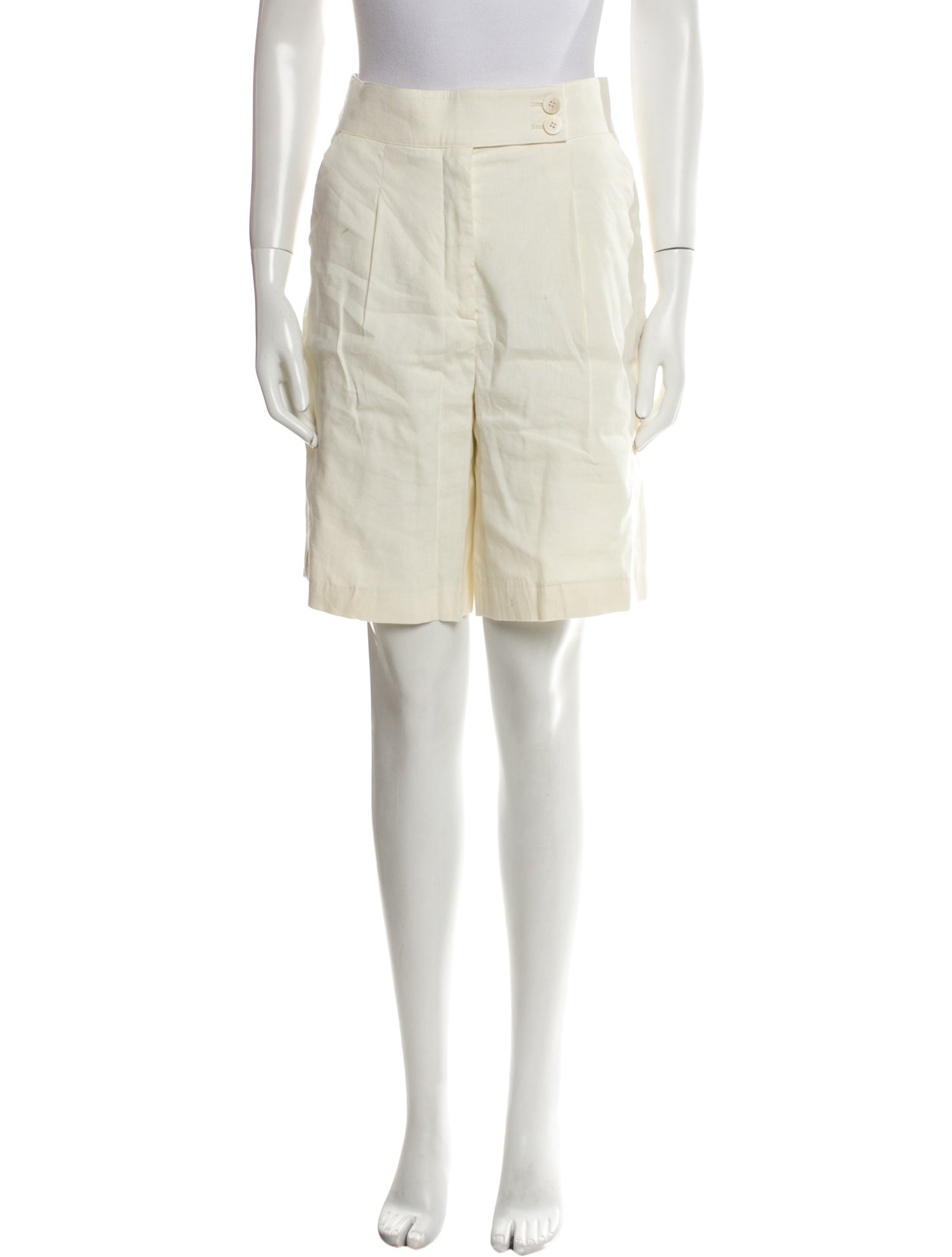 Veronica Beard Linen Knee-Length Shorts