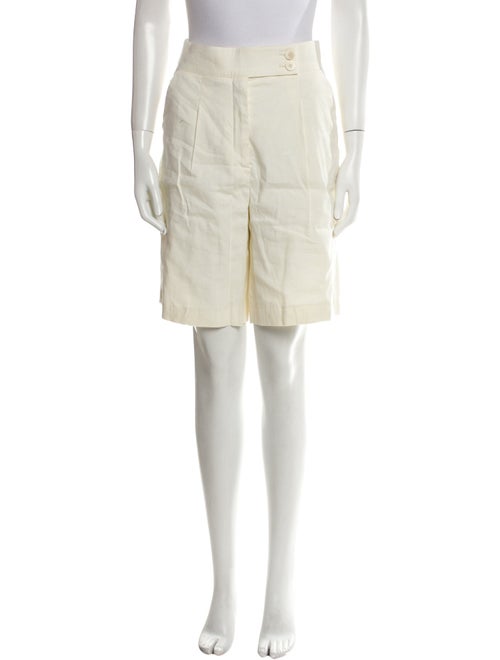 Veronica Beard Linen Knee-Length Shorts