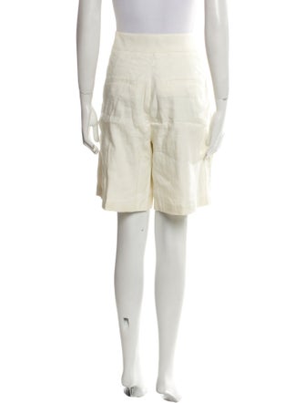 Veronica Beard Linen Knee-Length Shorts