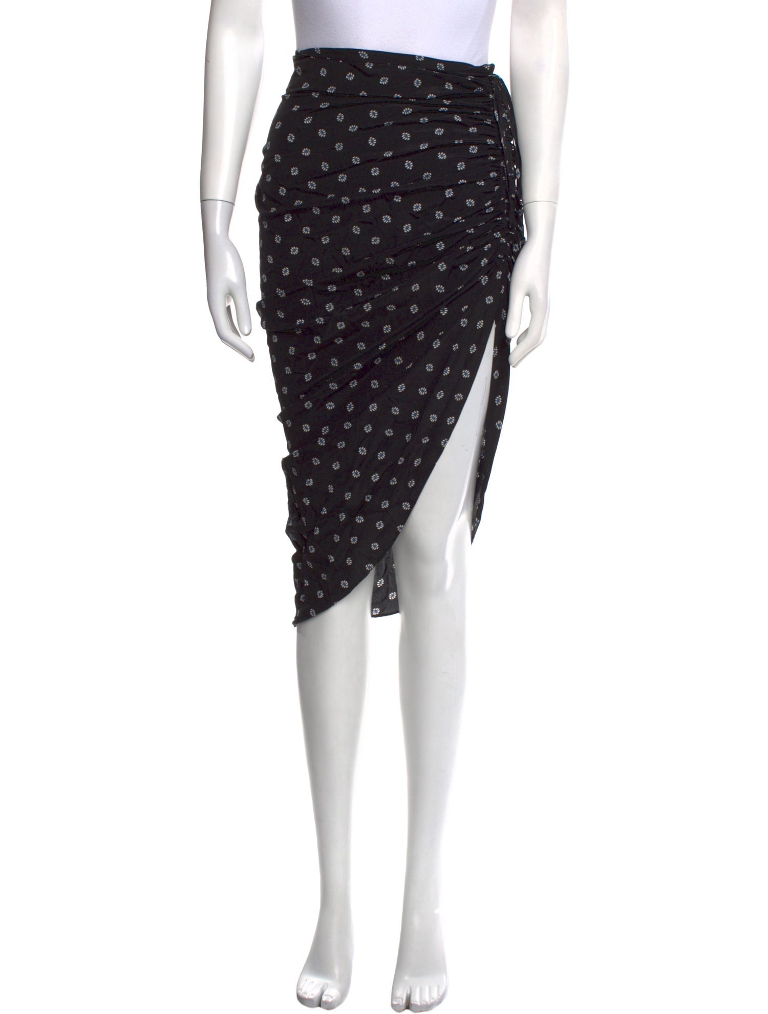 Veronica Beard Silk Midi Length Skirt