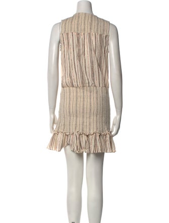 Veronica Beard Striped Mini Dress