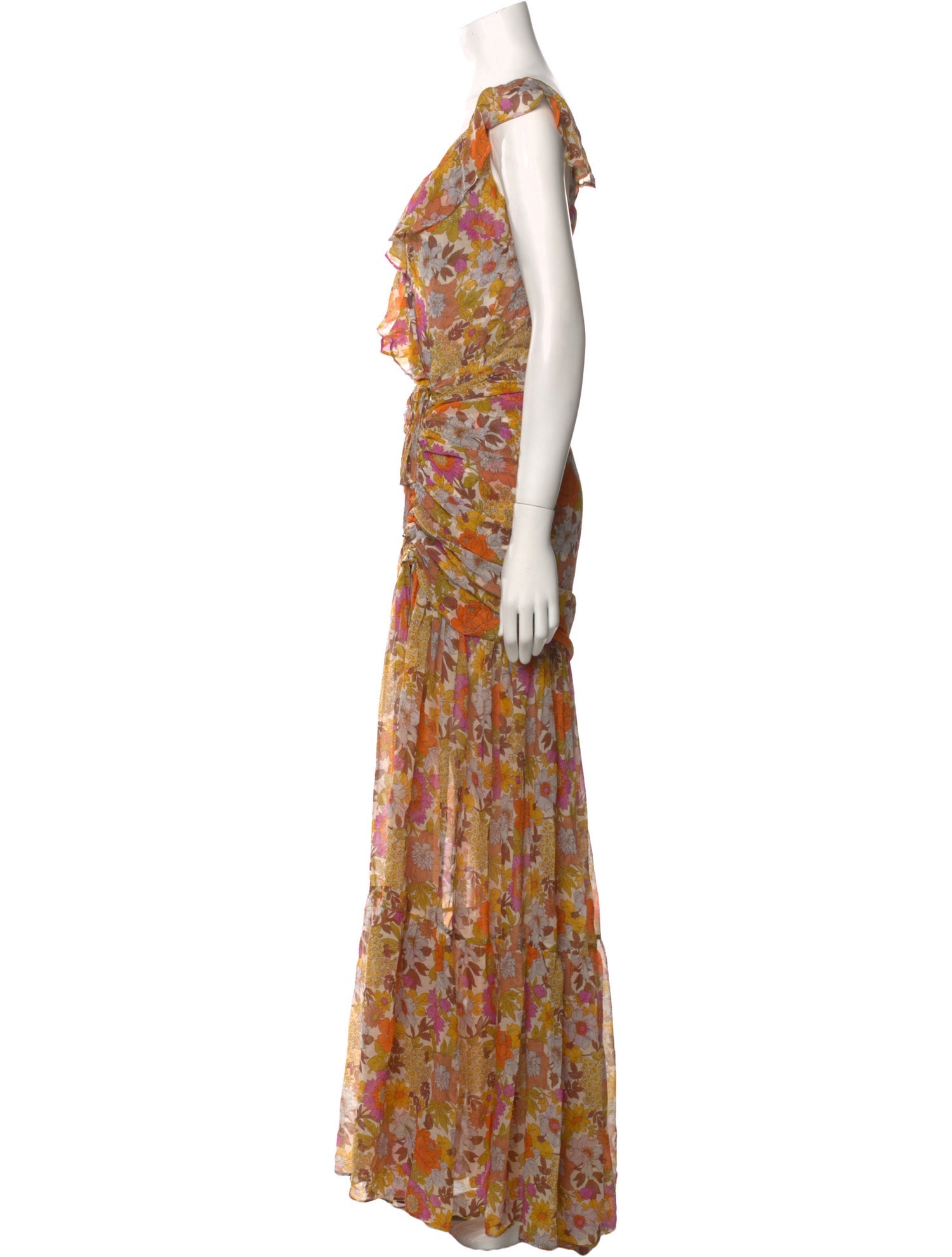 Veronica Beard Silk Long Dress