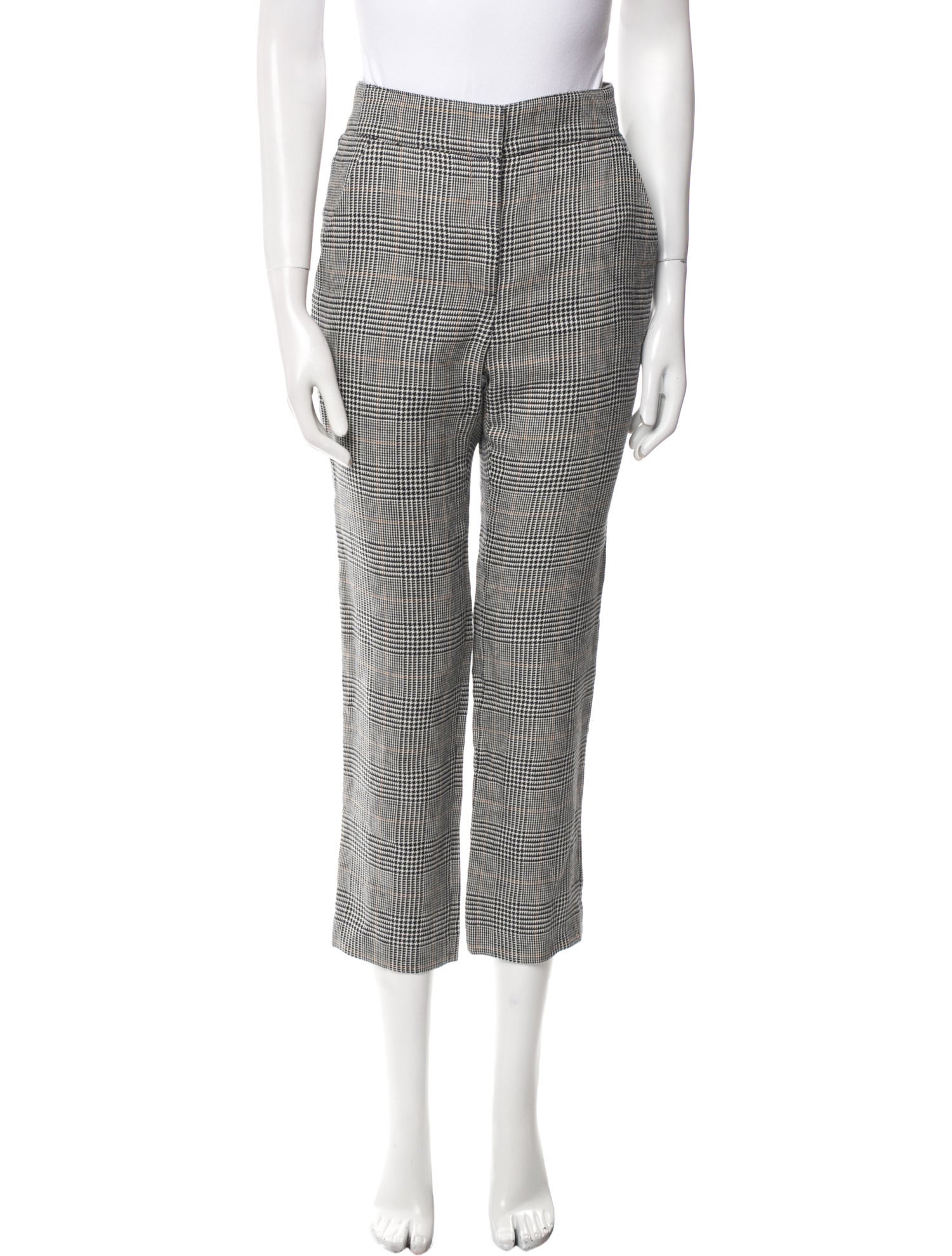 Veronica Beard Linen Straight Leg Pants