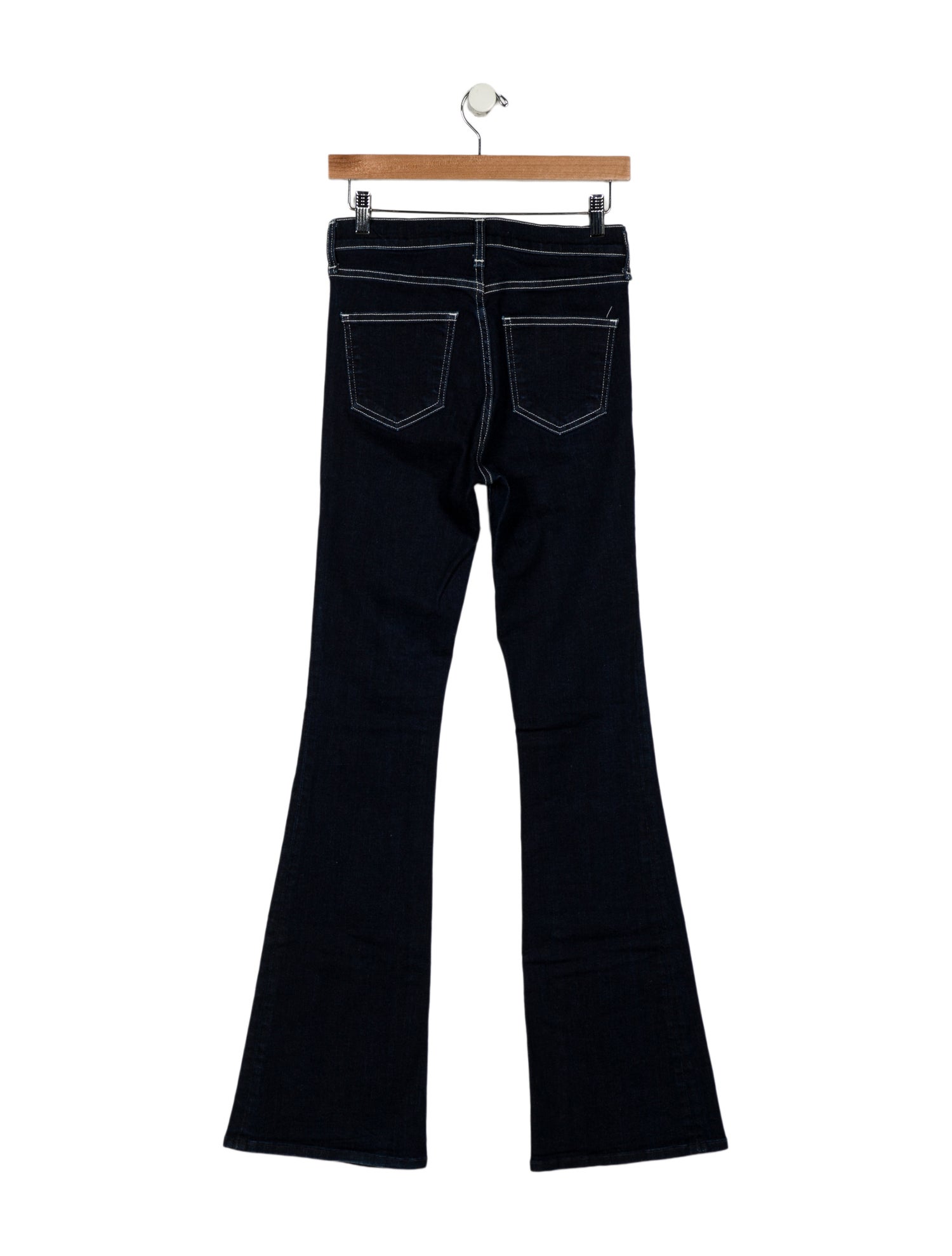 Veronica Beard Mid-Rise Wide Leg Jeans