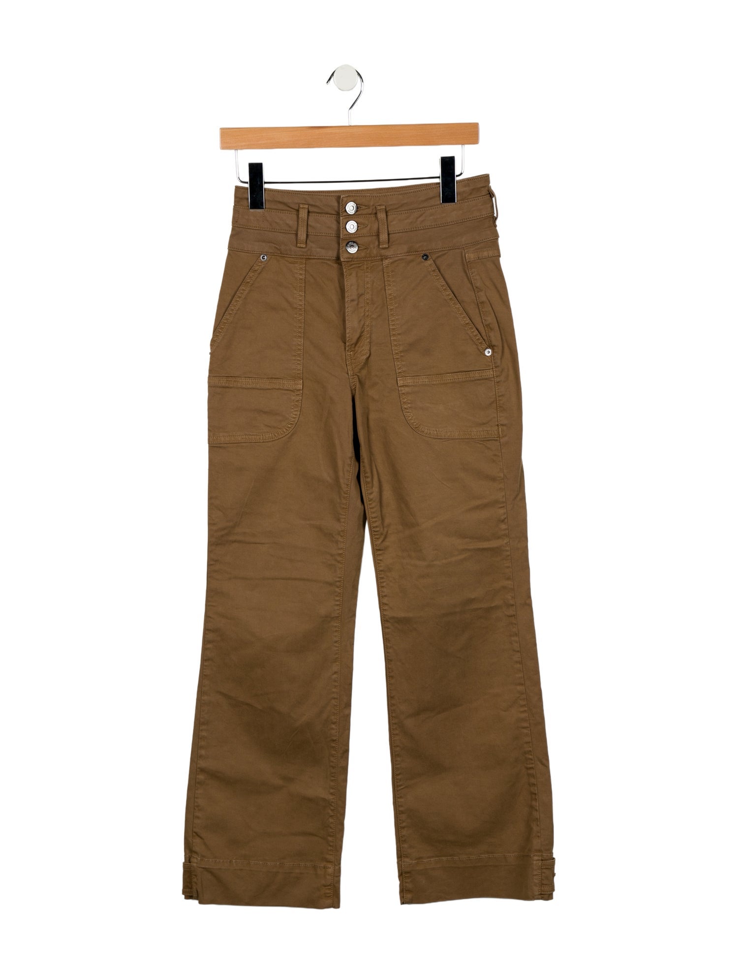 Veronica Beard High-Rise Wide Leg Jeans