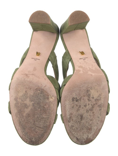 Veronica Beard Suede Printed Slides