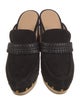 Veronica Beard Suede Studded Accents Mules
