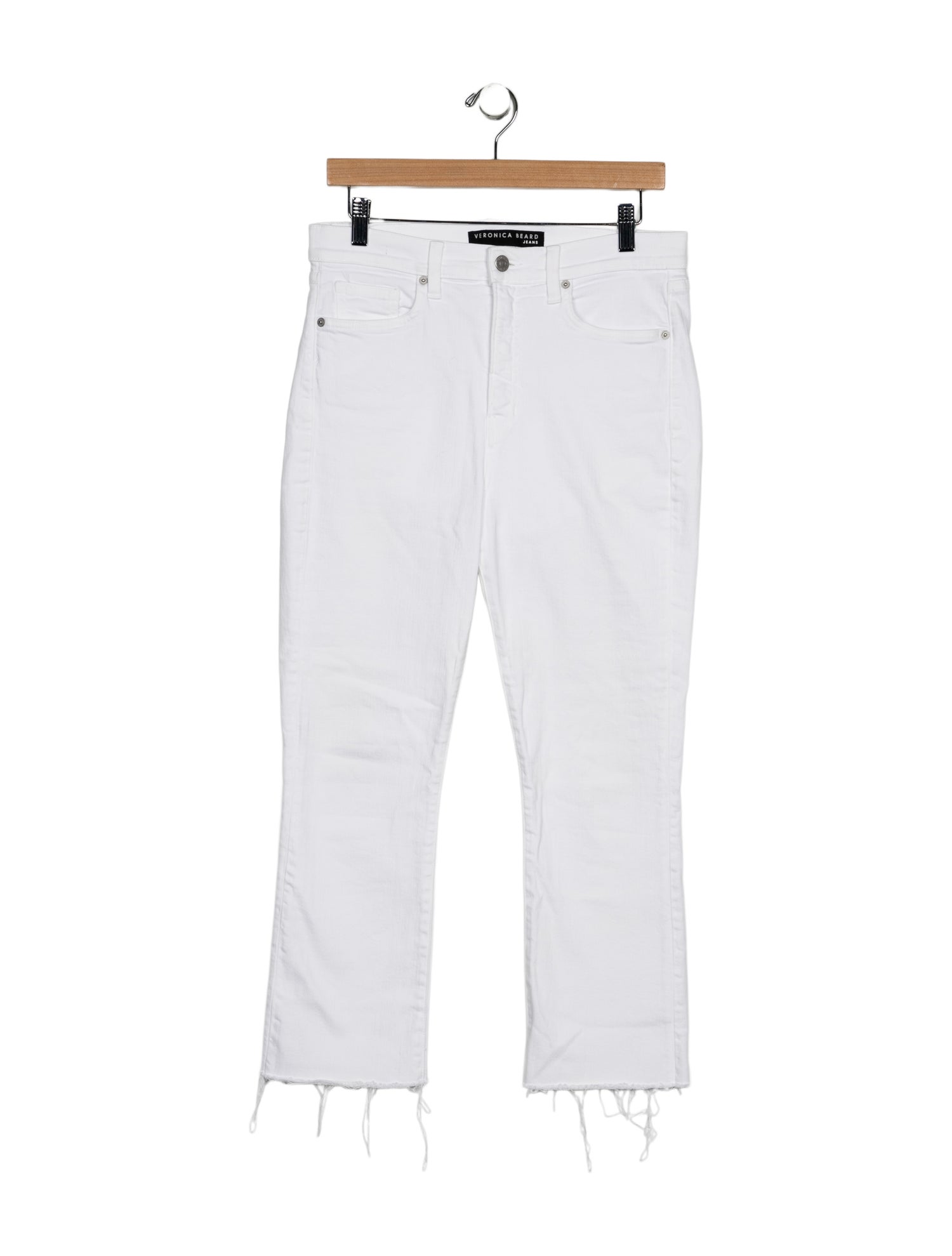 Veronica Beard High-Rise Straight Leg Jeans