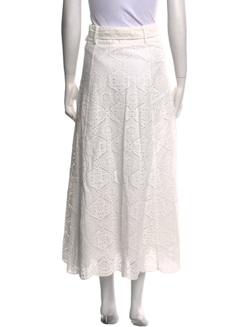 Veronica Beard Lace Pattern Midi Length Skirt