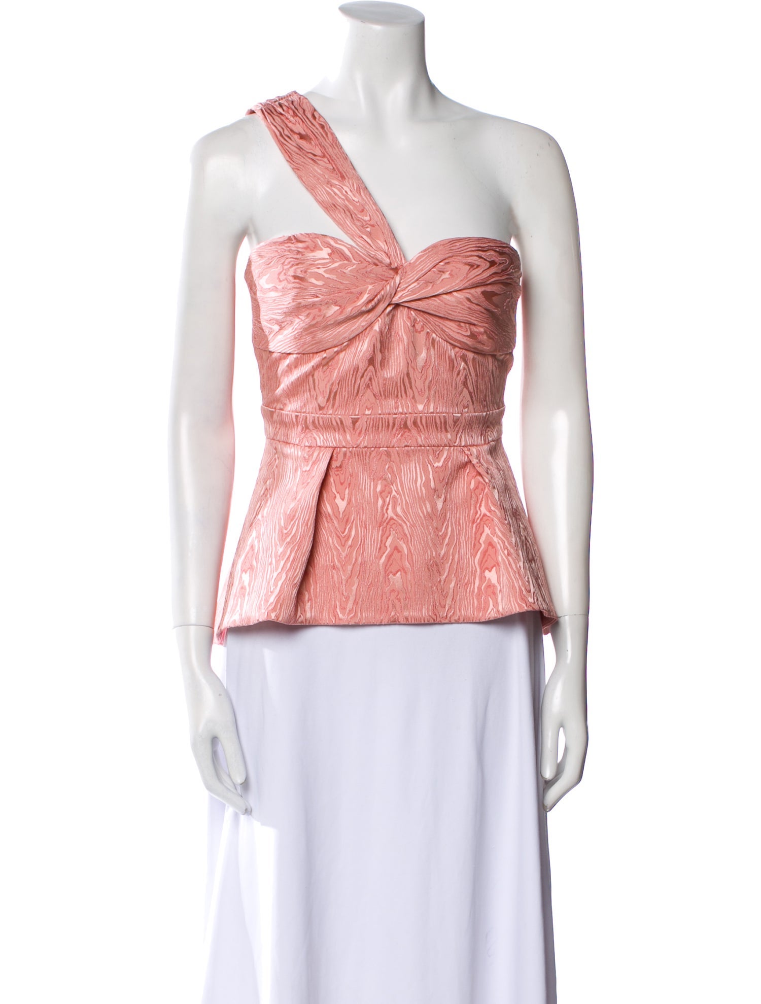 Veronica Beard One-Shoulder Sleeveless Top w/ Tags