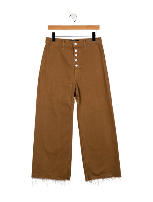 Veronica Beard High-Rise Wide Leg Jeans