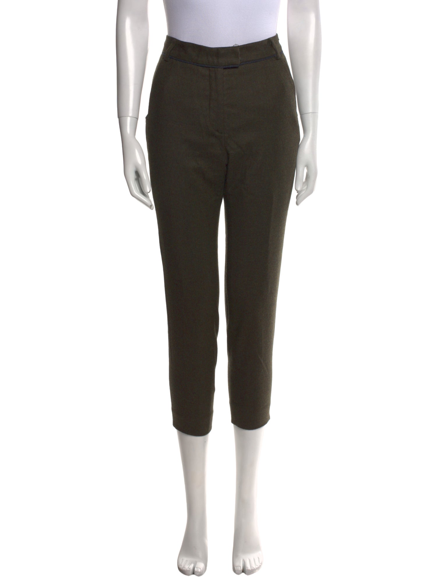 Veronica Beard Virgin Wool Skinny Leg Pants