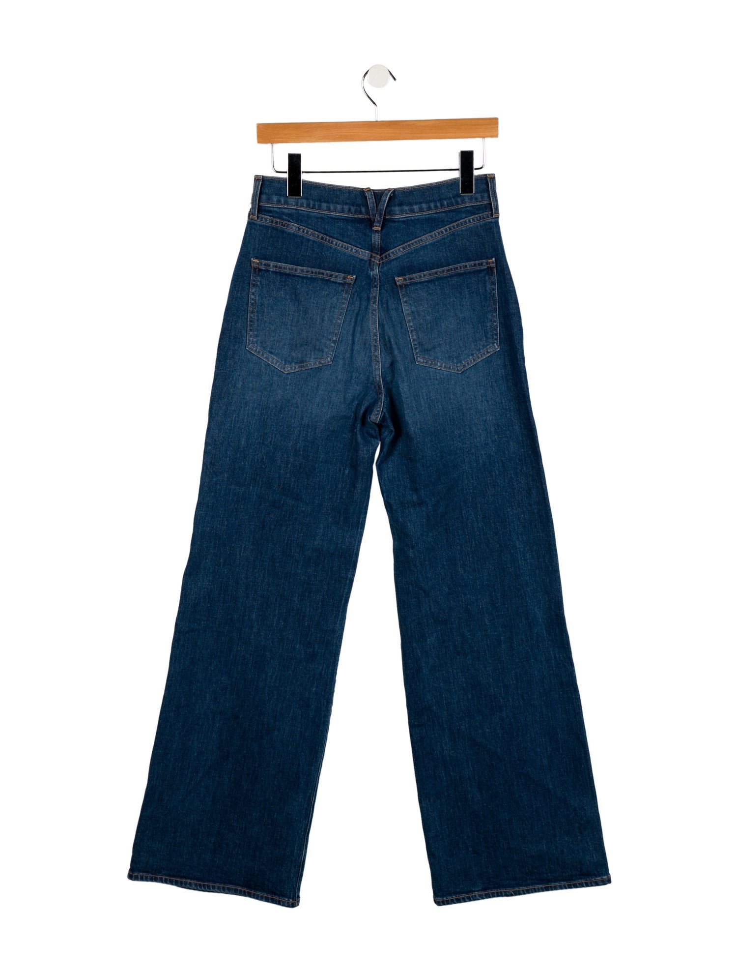 Veronica Beard High-Rise Wide Leg Jeans