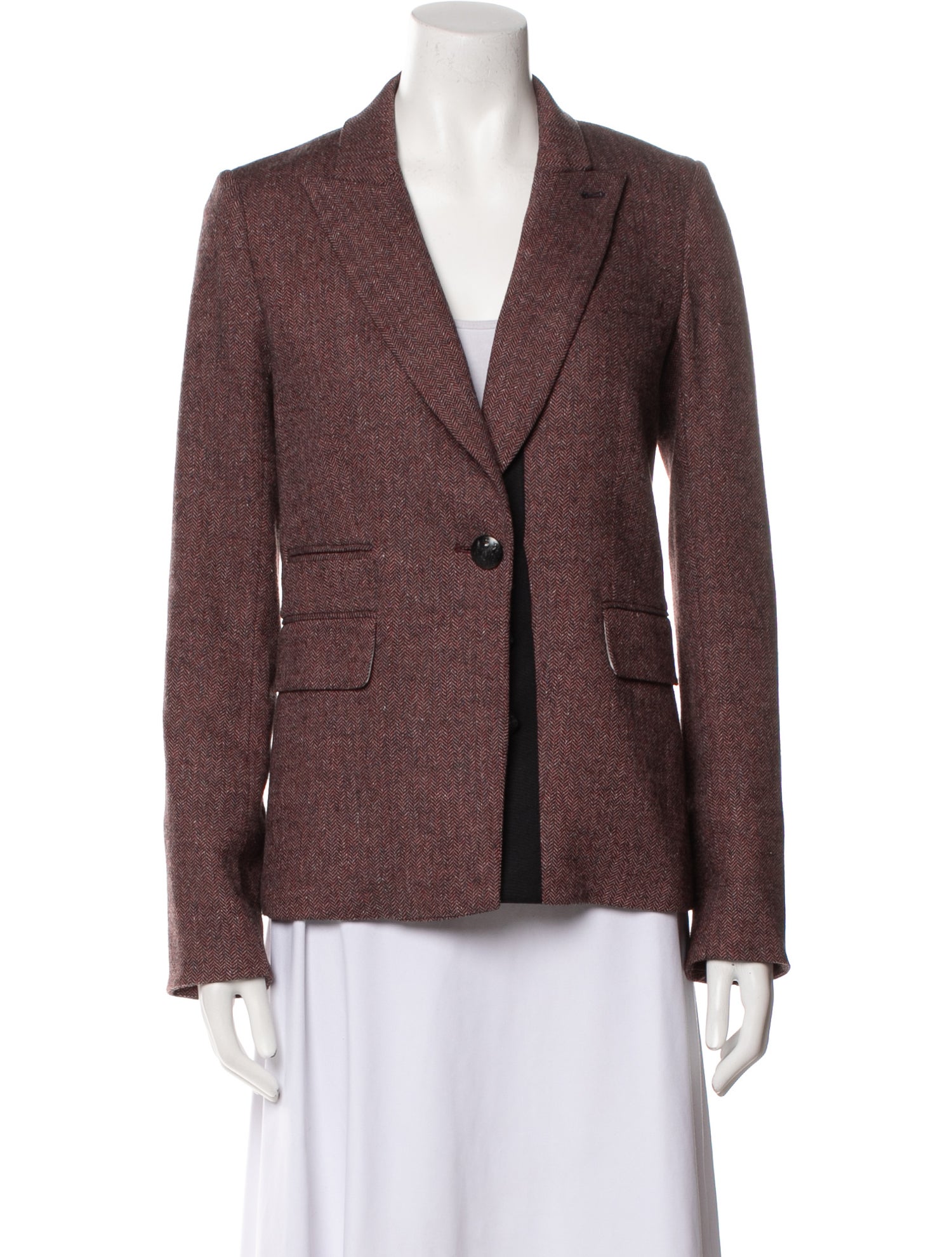 Veronica Beard Tweed Pattern Blazer