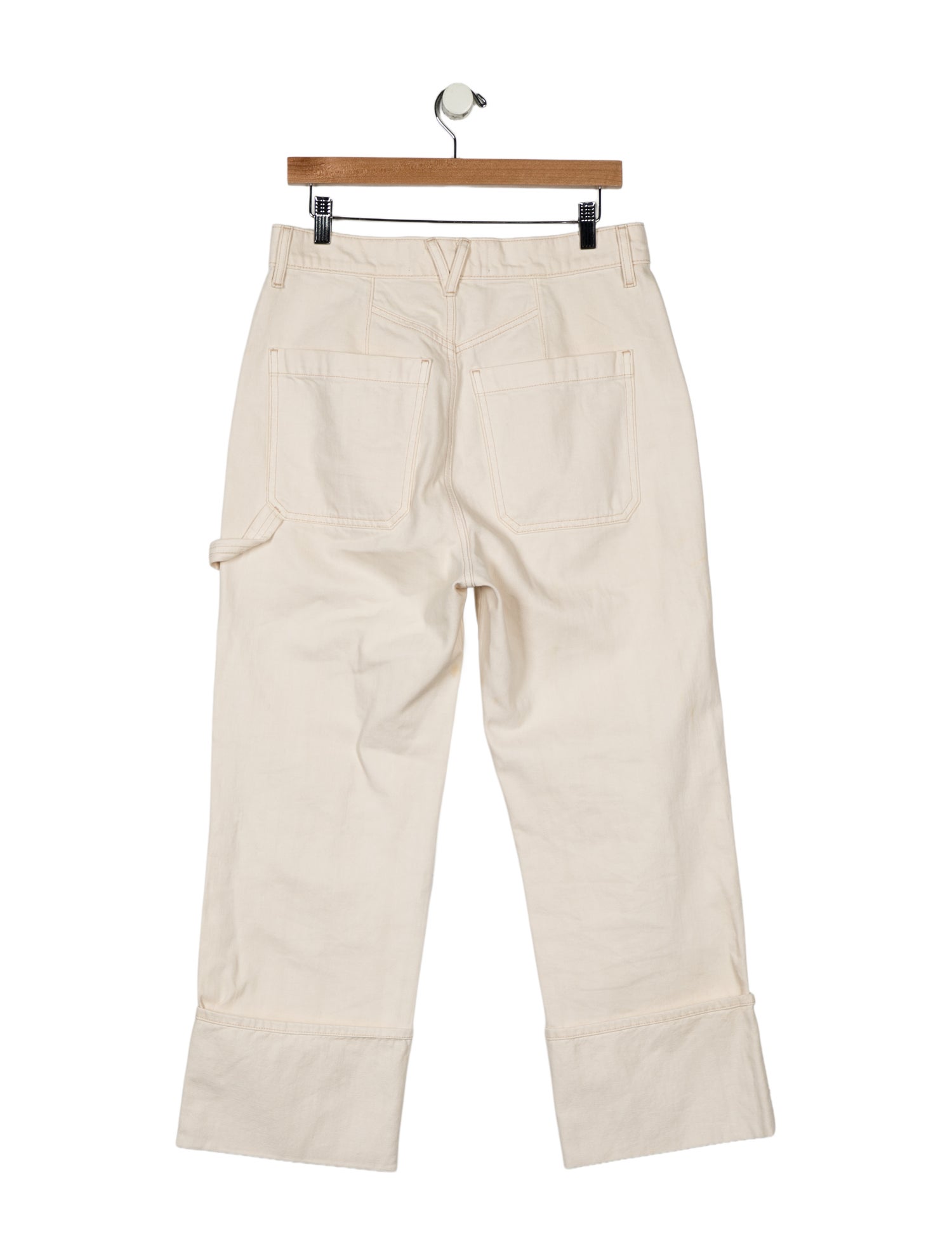 Veronica Beard High-Rise Wide Leg Jeans