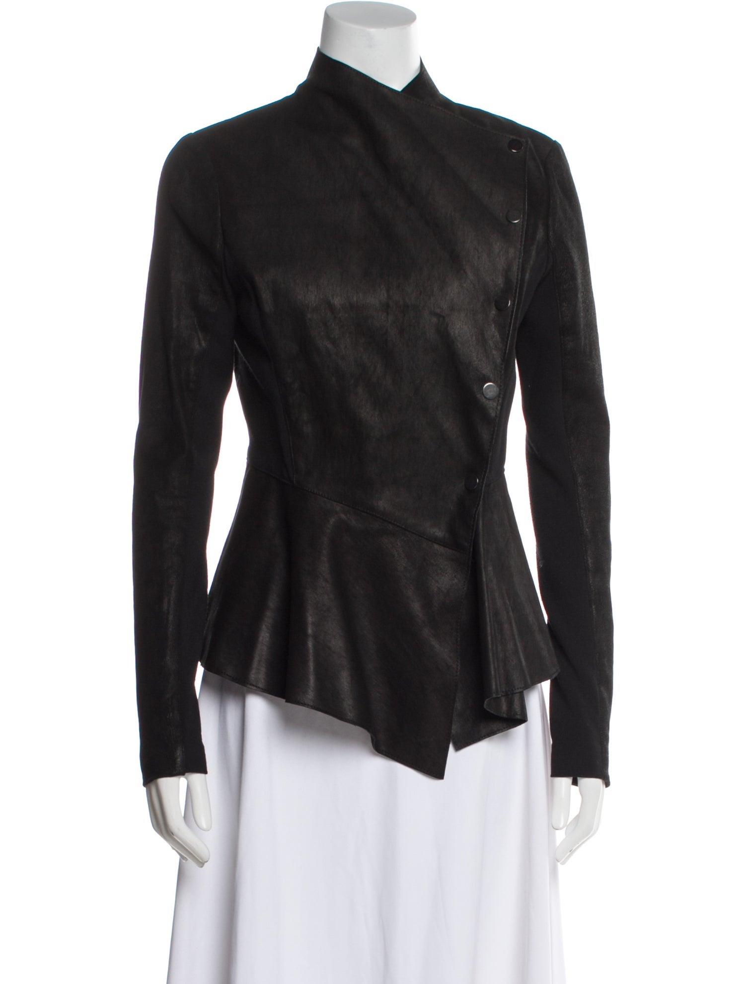 Veronica Beard Leather Biker Jacket