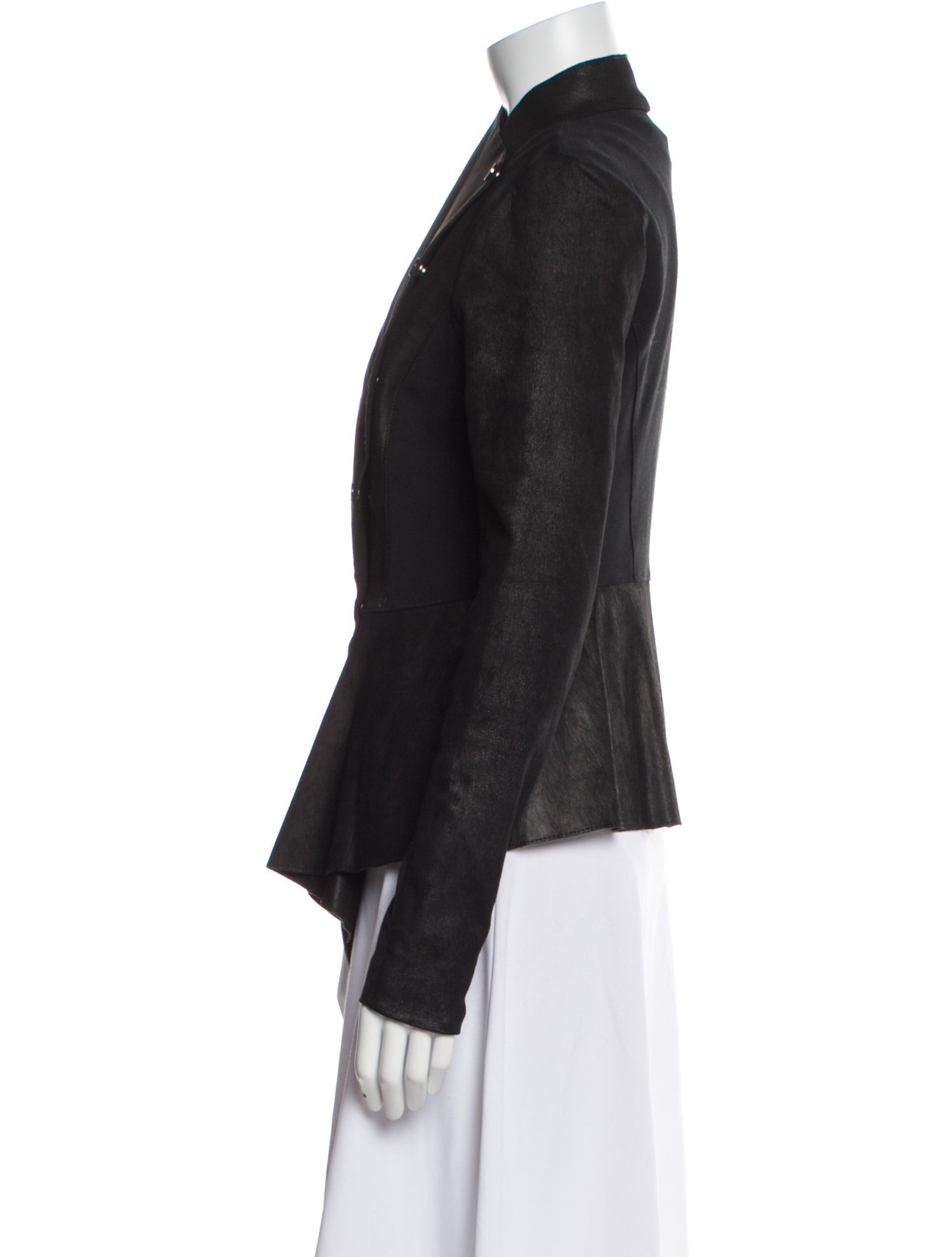 Veronica Beard Leather Biker Jacket