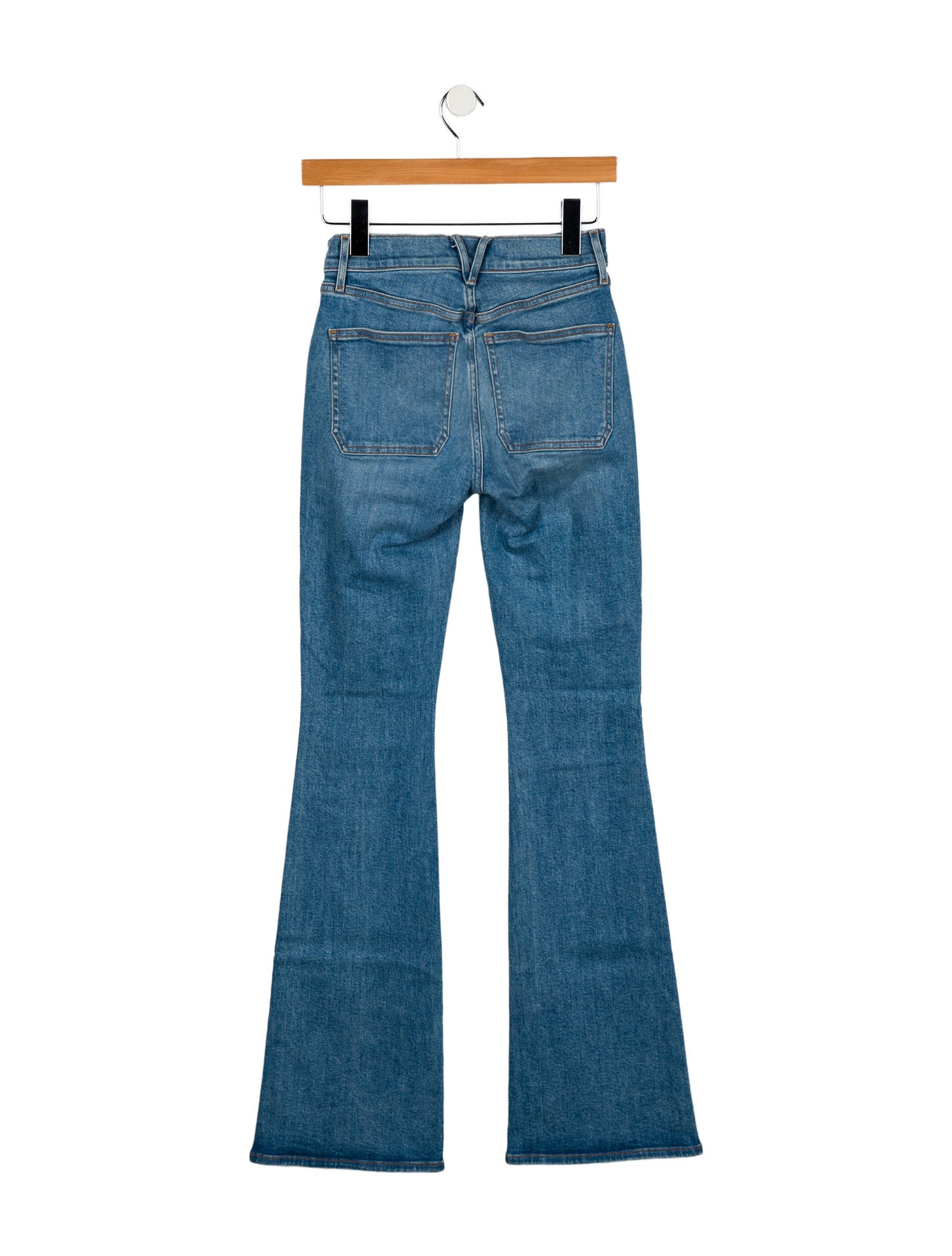 Veronica Beard Mid-Rise Wide Leg Jeans