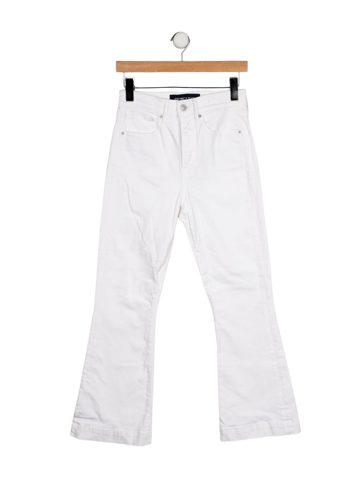 Veronica Beard High-Rise Wide Leg Jeans