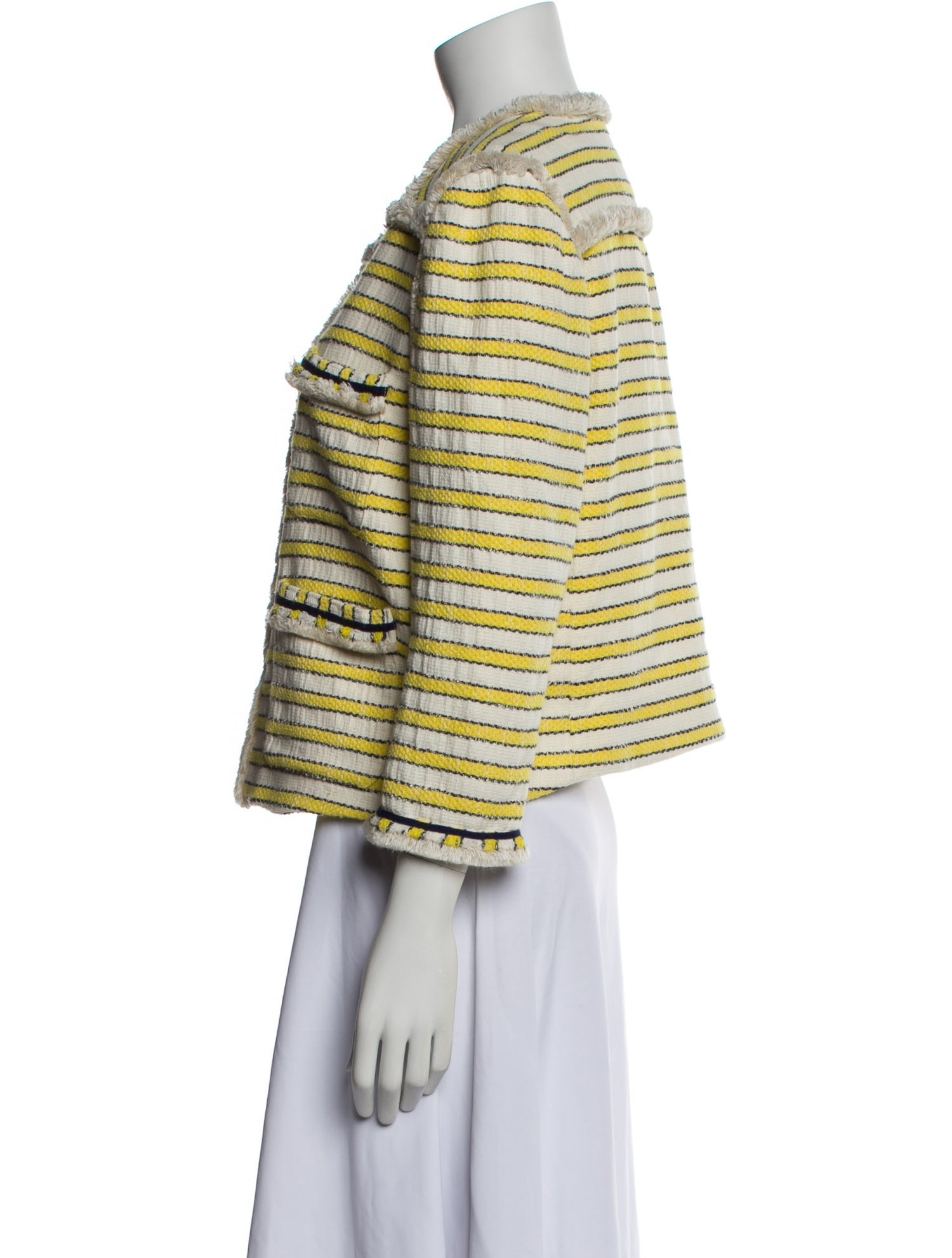 Veronica Beard Striped Evening Jacket