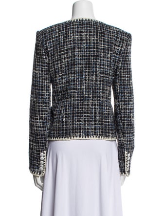 Veronica Beard Tweed Pattern Evening Jacket