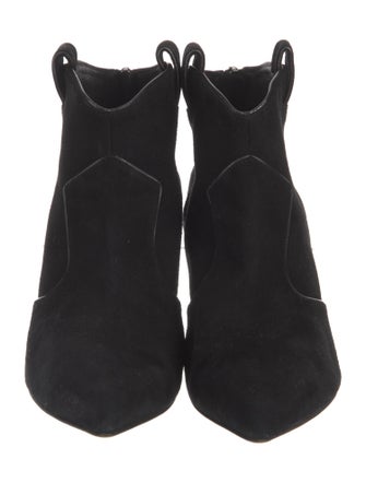 Veronica Beard Suede Western Boots