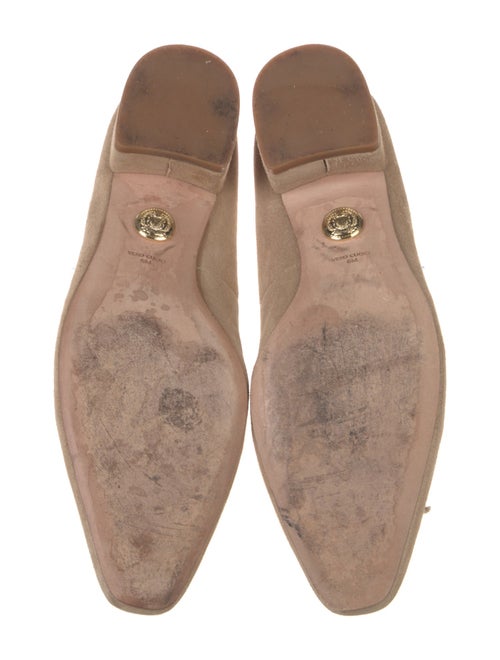 Veronica Beard Suede Bow Accents Ballet Flats