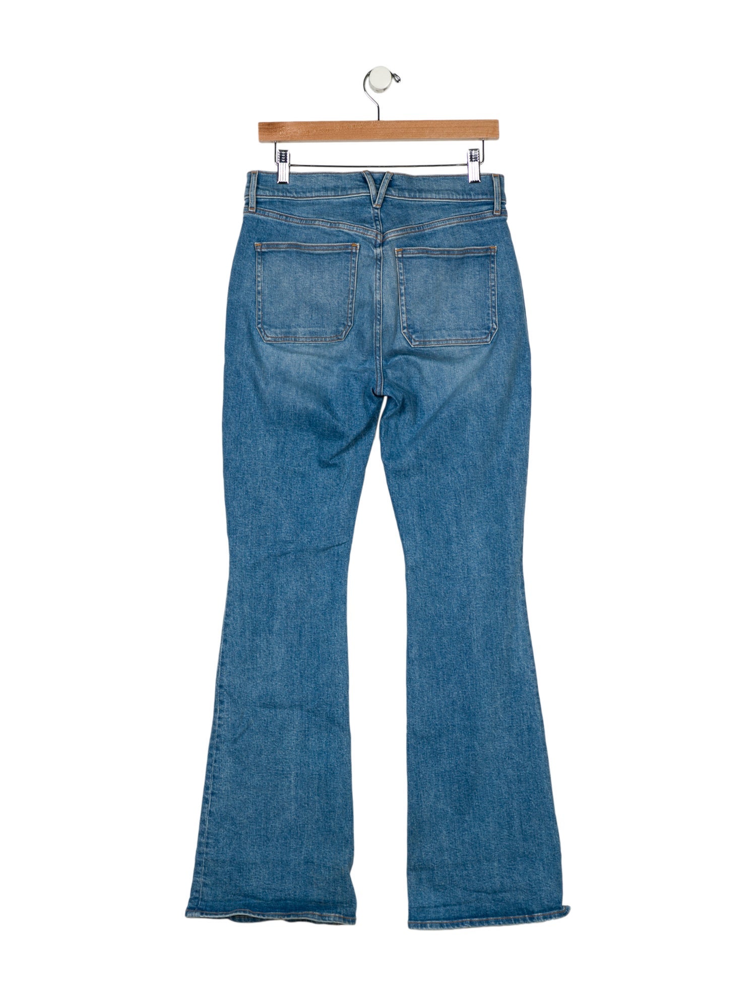 Veronica Beard Mid-Rise Wide Leg Jeans