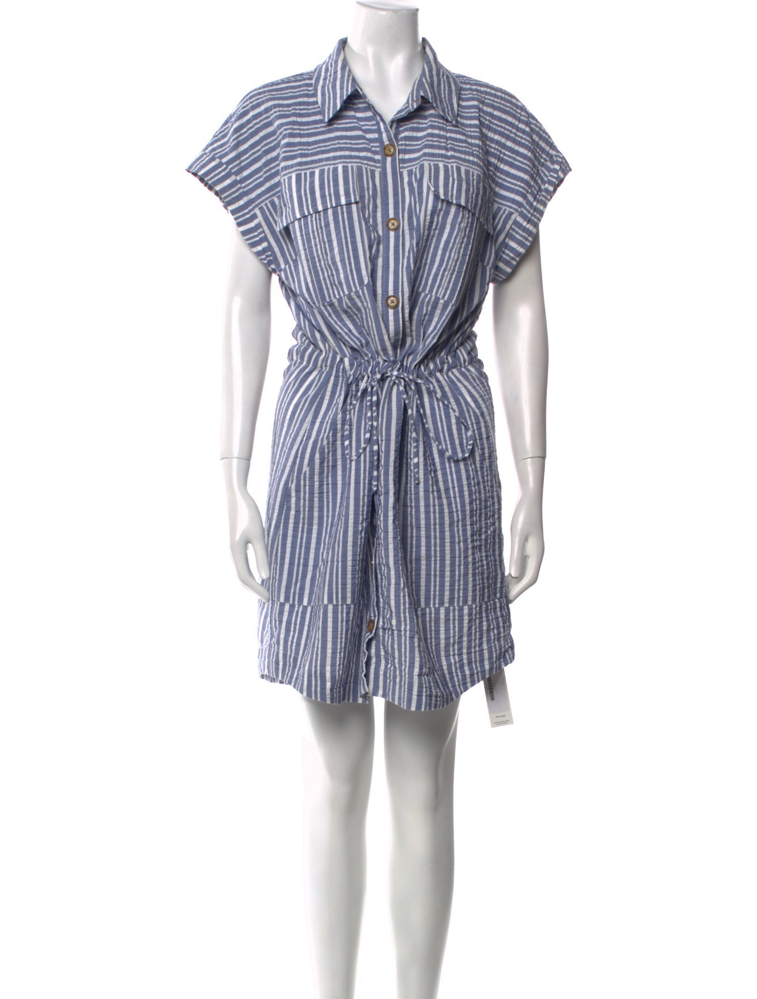 Veronica Beard Striped Mini Dress