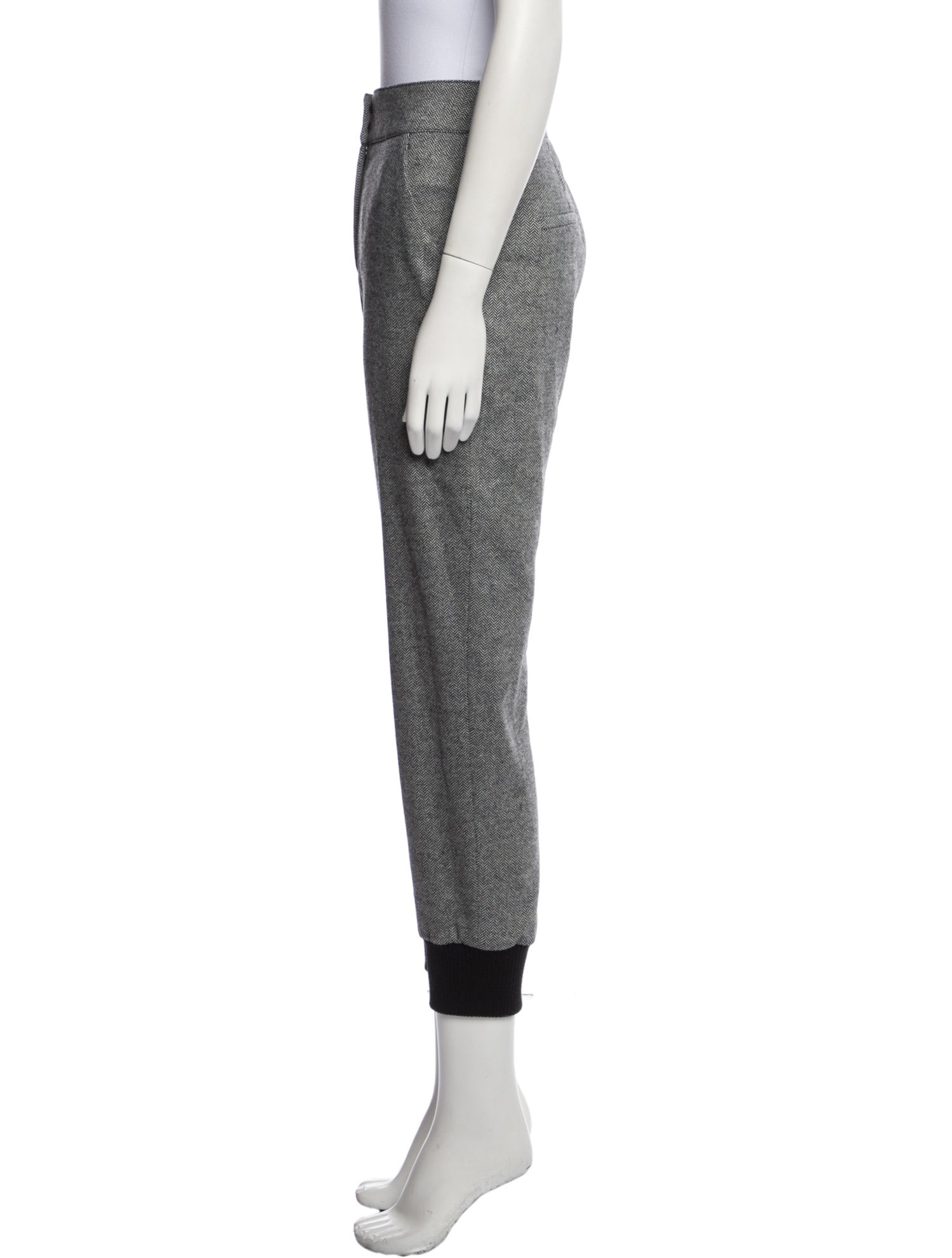 Veronica Beard Colorblock Pattern Skinny Leg Pants
