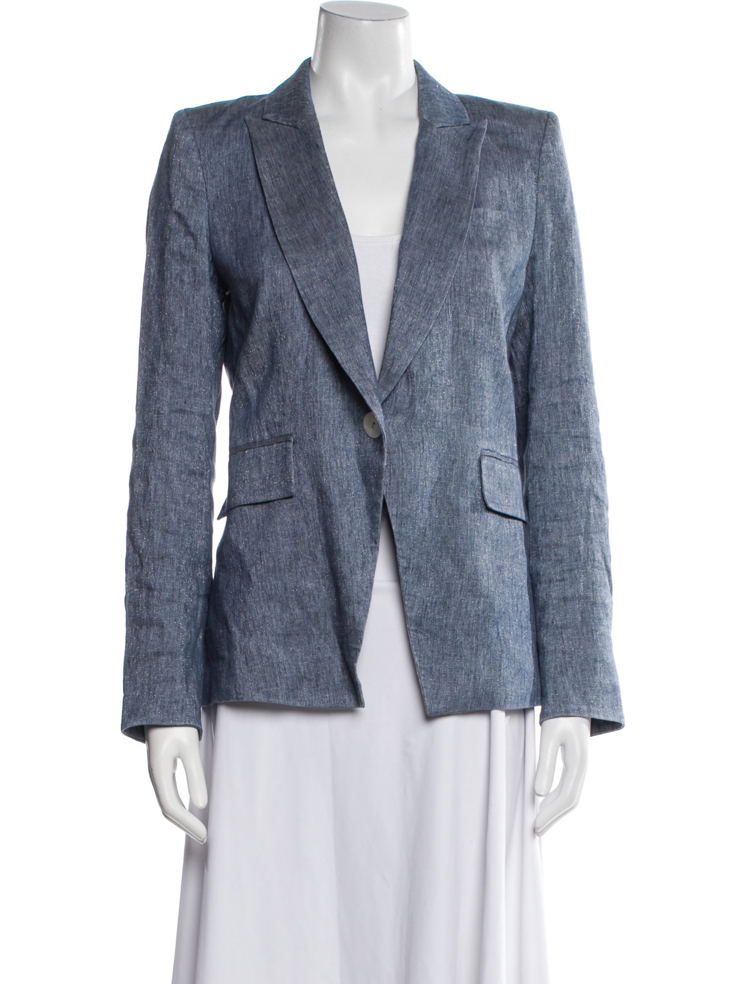 Veronica Beard Linen Printed Blazer