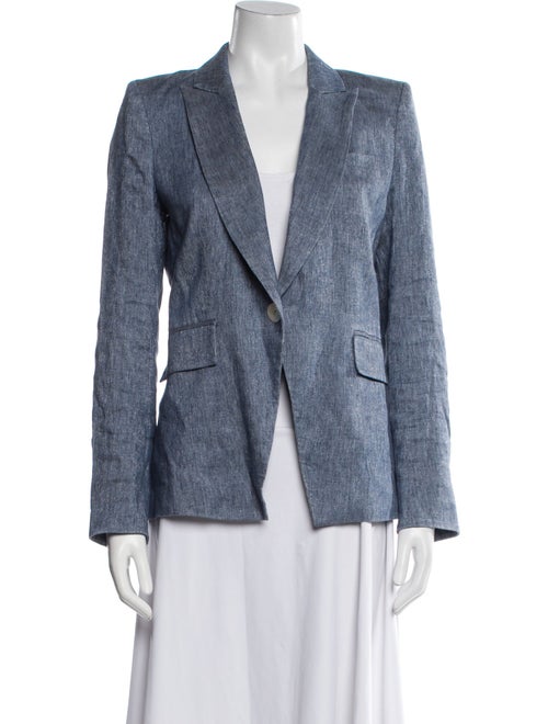 Veronica Beard Linen Printed Blazer