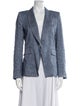 Veronica Beard Linen Printed Blazer