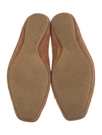 Veronica Beard Suede Bow Accents Ballet Flats