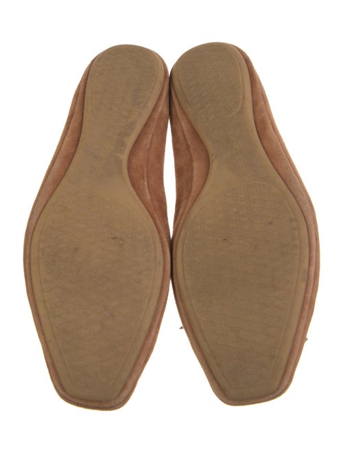 Veronica Beard Suede Bow Accents Ballet Flats