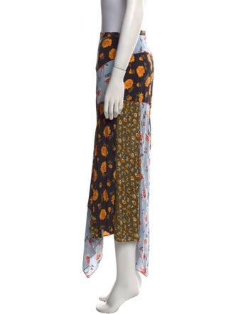 Veronica Beard Silk Long Skirt