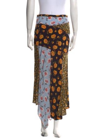 Veronica Beard Silk Long Skirt