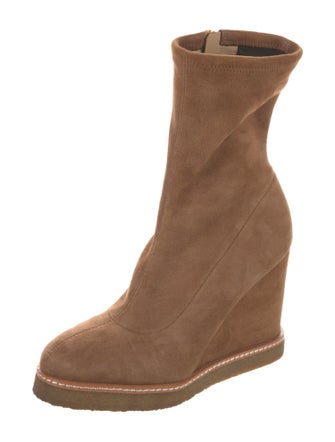 Veronica Beard Suede Sock Boots