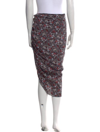 Veronica Beard Silk Midi Length Skirt