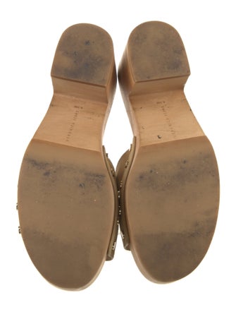 Veronica Beard Suede Studded Accents Slides