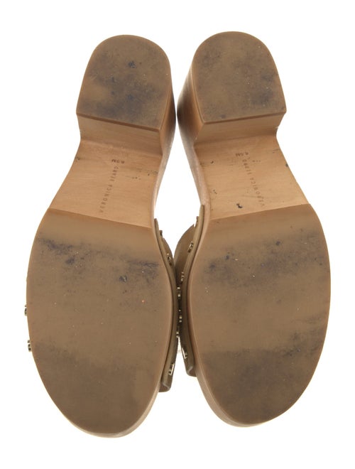 Veronica Beard Suede Studded Accents Slides