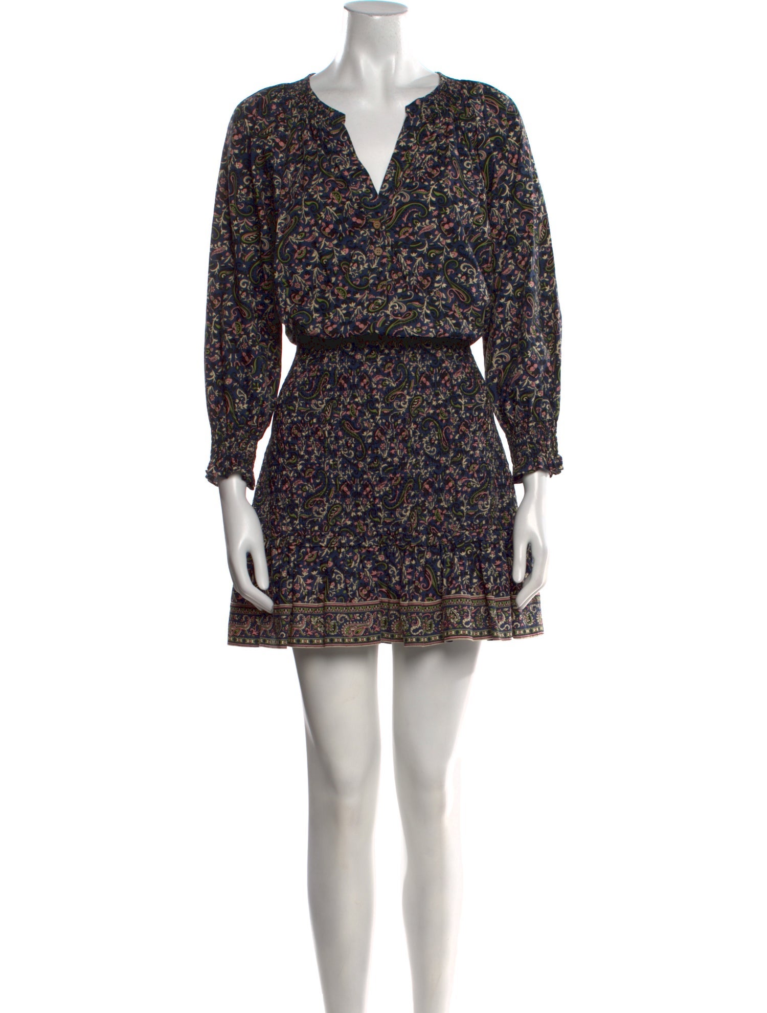 Veronica Beard Floral Print Mini Dress