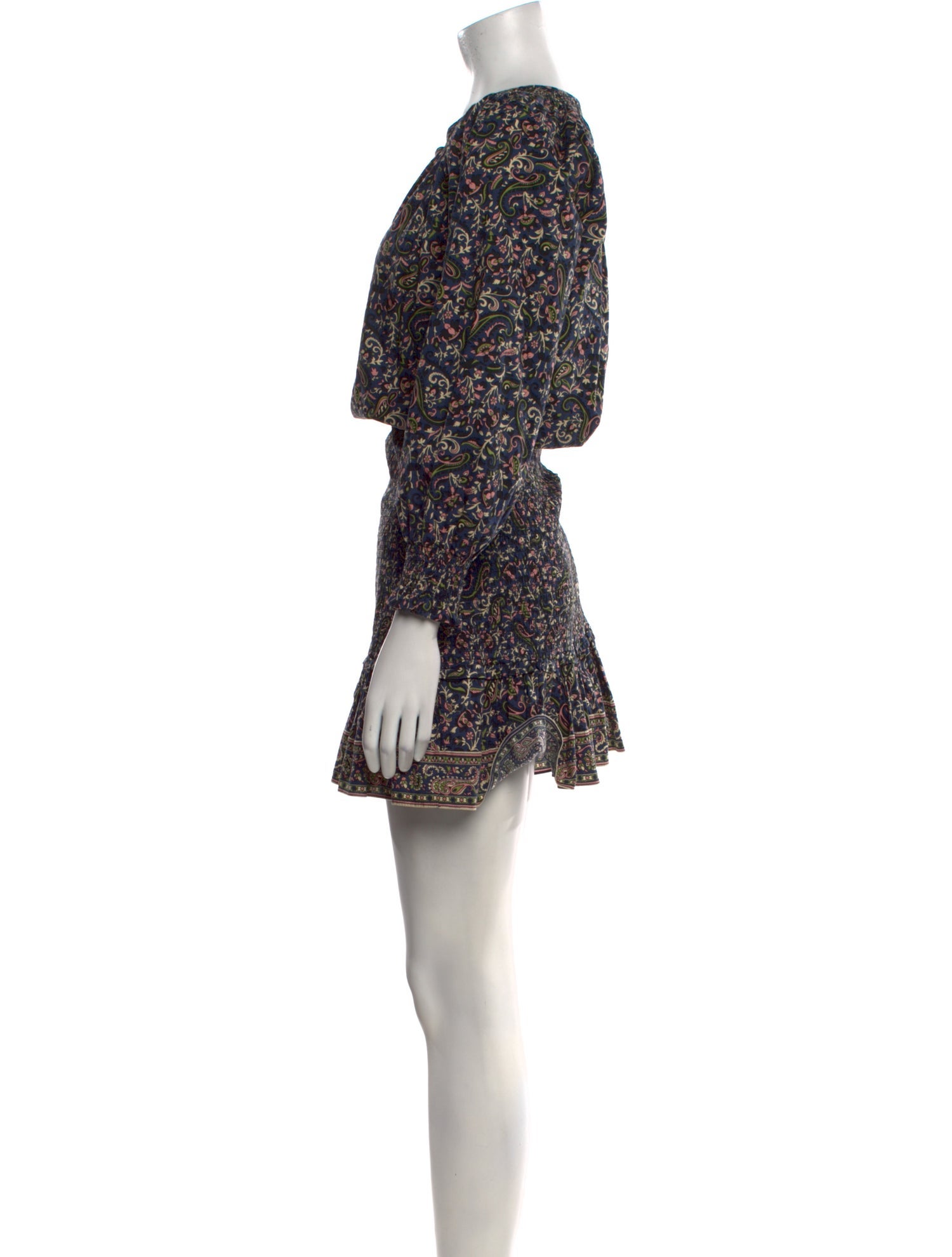 Veronica Beard Floral Print Mini Dress