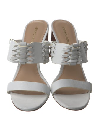 Veronica Beard Leather Slides