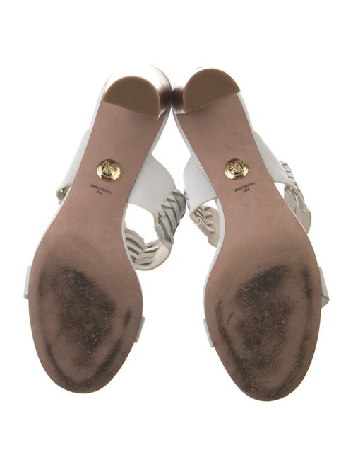 Veronica Beard Leather Slides